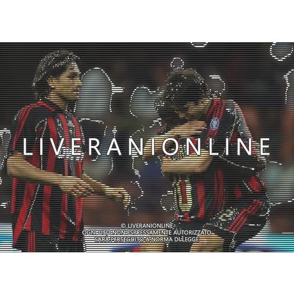 Milano 31/08/2006 trofeo tim 2006 inter-milan-juventus nella foto esultanza milan ph marco luzzani/ag aldo liverani s.a.s.