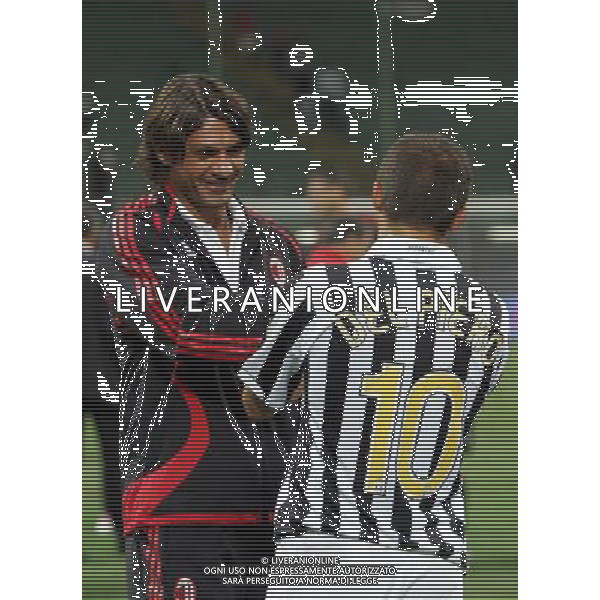 Milano 31/08/2006 trofeo tim 2006 inter-milan-juventus nella foto maldini e del piero ph marco luzzani/ag aldo liverani s.a.s.
