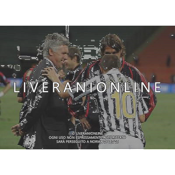 Milano 31/08/2006 trofeo tim 2006 inter-milan-juventus nella foto maldini ancelotti e del piero ph marco luzzani/ag aldo liverani s.a.s.