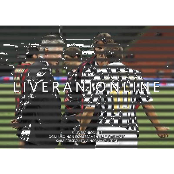 Milano 31/08/2006 trofeo tim 2006 inter-milan-juventus nella foto maldini ancelotti e del piero ph marco luzzani/ag aldo liverani s.a.s.