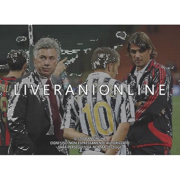 Milano 31/08/2006 trofeo tim 2006 inter-milan-juventus nella foto maldini ancelotti e del piero ph marco luzzani/ag aldo liverani s.a.s.