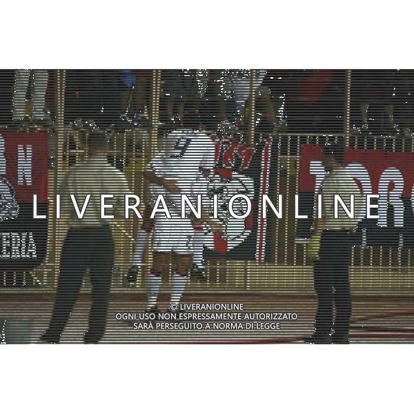 MONTECARLO MONACO 29-08-2003 MILAN - PORTO SUPERCOPPA EUROPEA NELLA FOTO: ESULTANZA DEL MILAN DOPO IL GOL DI SCHEVCHENKO* AGENZIA ALDO LIVERANI