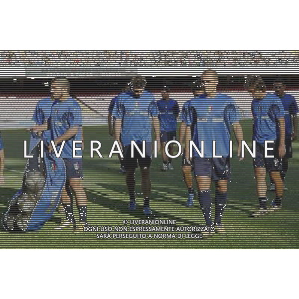 ALLENAMENTO DELLA NAZIONALE ITALIANA ALLO STADIO SAN PAOLO DI NAPOLI 01/09/2006 NELLA FOTO: FABIO CANNAVARO- ANDREA BARZAGLI- GATTUSO GENNARO - PIRLO ANDREA FOTO MOSCA- AG ALDO LIVERANI