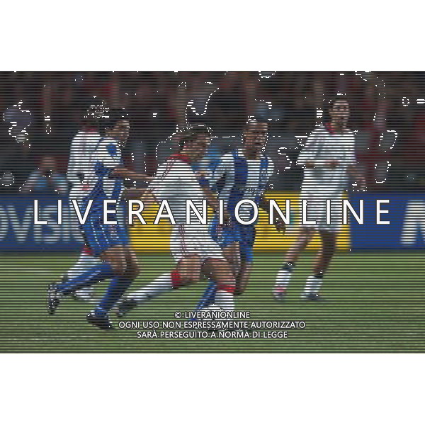 MONTECARLO MONACO 29-08-2003 MILAN - PORTO SUPERCOPPA EUROPEA NELLA FOTO: DECO PIRLO E COSTINHA* AGENZIA ALDO LIVERANI