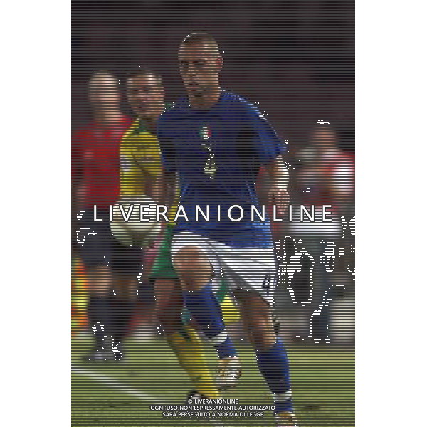 Italia - Lituania qualificazione europei a Napoli 02/09/2006 nella foto daniele de rossi * ph gianni nucci/ag: aldo liverani