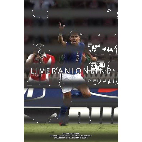 Italia - Lituania qualificazione europei a Napoli 02/09/2006 nella foto esultanza dopo il gol di filippo inzaghi * ph nucci gianni/ag: aldo liverani