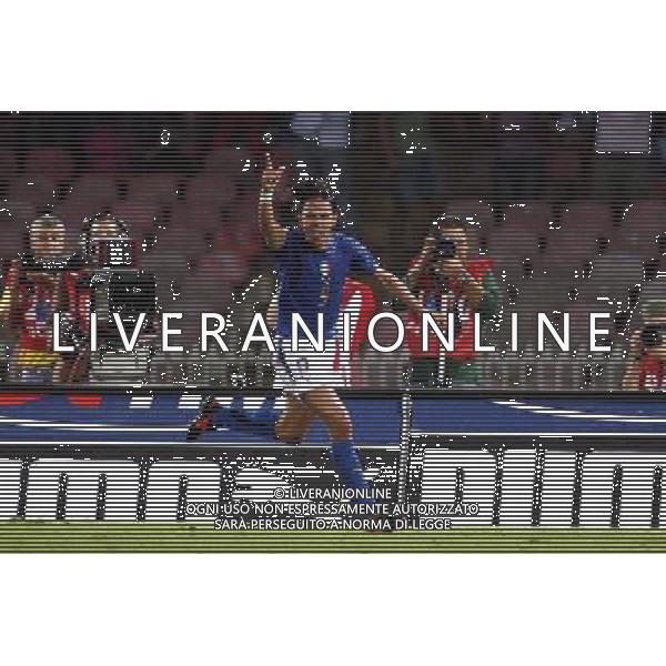 Italia - Lituania qualificazione europei a Napoli 02/09/2006 nella foto esultanza dopo il gol di filippo inzaghi con fabio cannavaro, barzagli e de rossi * ph gianni nucci/ag: aldo liverani