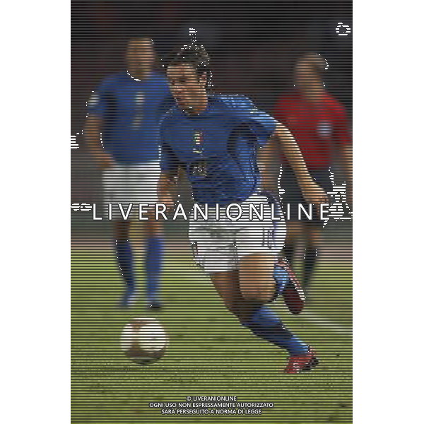 Italia - Lituania qualificazione europei a Napoli 02/09/2006 nella foto antonio cassano * ph nucci gianni/ag: aldo liverani