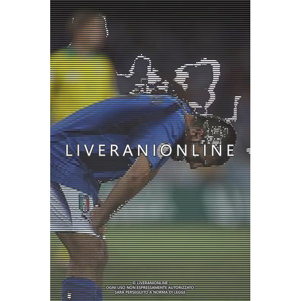 Italia - Lituania qualificazione europei a Napoli 02/09/2006 nella foto la delusione di gennaro gattuso * ph nucci gianni/ag: aldo liverani