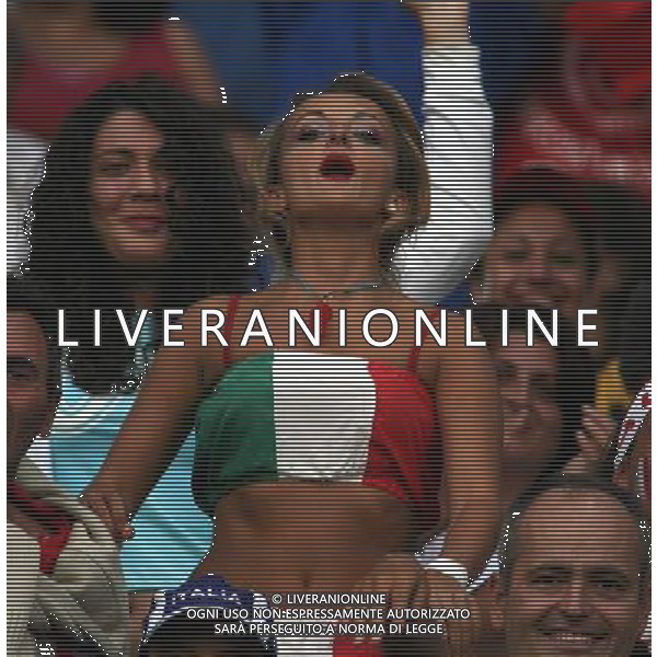 Italia - Lituania qualificazione europei a Napoli 02/09/2006 nella foto tifosi italiani * ph gianni nucci/ag: aldo liverani