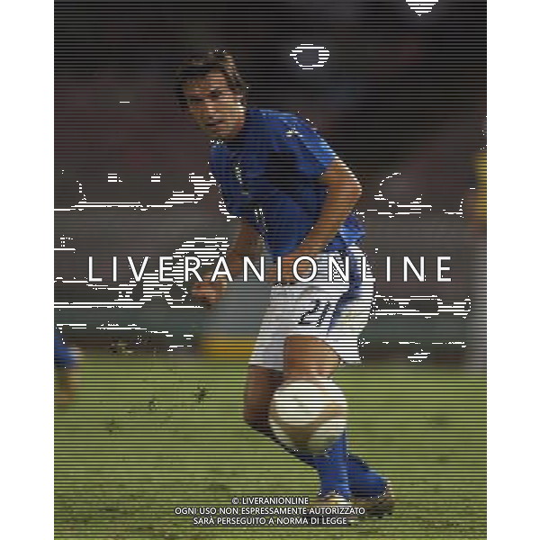 Italia - Lituania qualificazione europei a Napoli 02/09/2006 nella foto andrea pirlo * ph gianni nucci/ag: aldo liverani