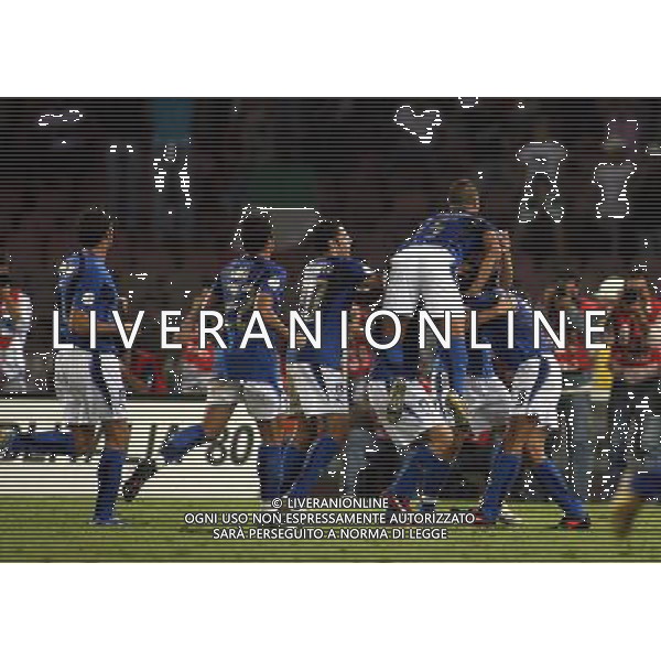 Italia - Lituania qualificazione europei a Napoli 02/09/2006 nella foto esultanza dopo il gol di filippo inzaghi * ph gianni nucci/ag: aldo liverani