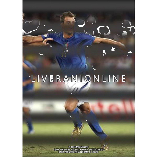 Italia - Lituania qualificazione europei a Napoli 02/09/2006 nella foto alberto gilardino * ph gianni nucci/ag: aldo liverani