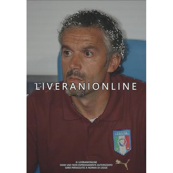 Italia - Lituania qualificazione europei a Napoli 02/09/2006 nella foto roberto donadoni * ph gianni nucci/ag: aldo liverani