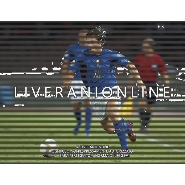 Italia - Lituania qualificazione europei a Napoli 02/09/2006 nella foto antonio cassano * ph gianni nucci/ag: aldo liverani