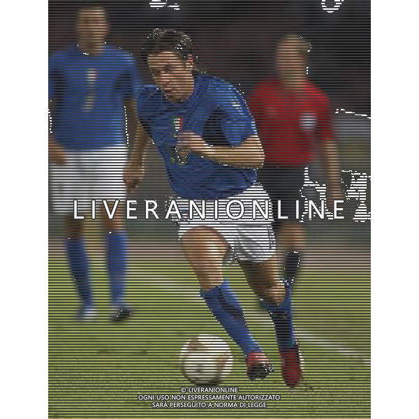 Italia - Lituania qualificazione europei a Napoli 02/09/2006 nella foto antonio cassano * ph gianni nucci/ag: aldo liverani