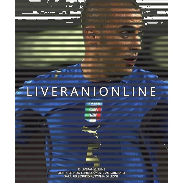 Italia - Lituania qualificazione europei a Napoli 02/09/2006 nella foto fabio cannavaro * ph gianni nucci/ag: aldo liverani