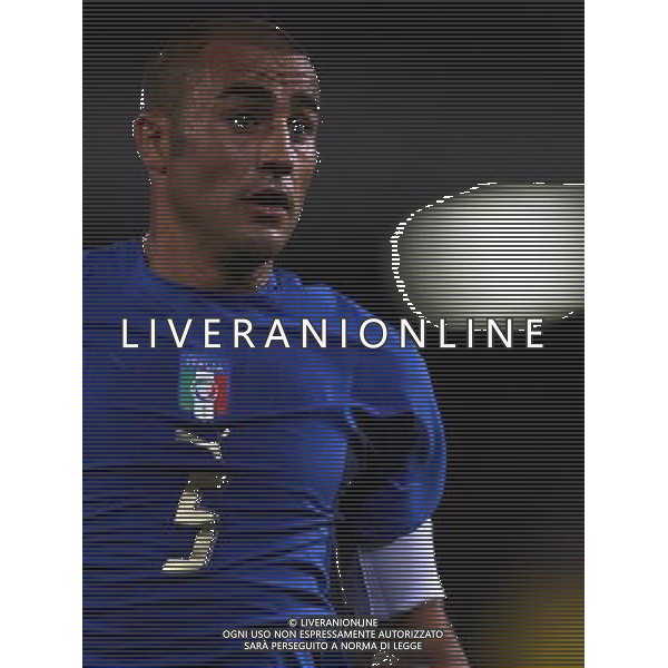 Italia - Lituania qualificazione europei a Napoli 02/09/2006 nella foto fabio cannavaro * ph gianni nucci/ag: aldo liverani
