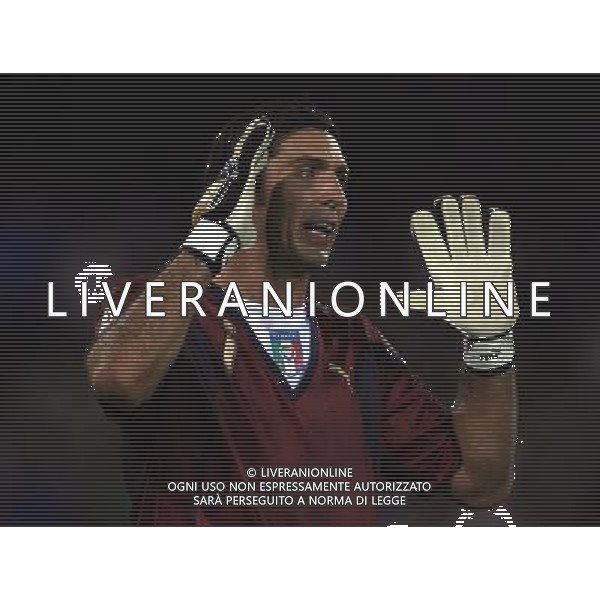 Italia - Lituania qualificazione europei a Napoli 02/09/2006 nella foto gianluigi buffon * ph gianni nucci/ag: aldo liverani