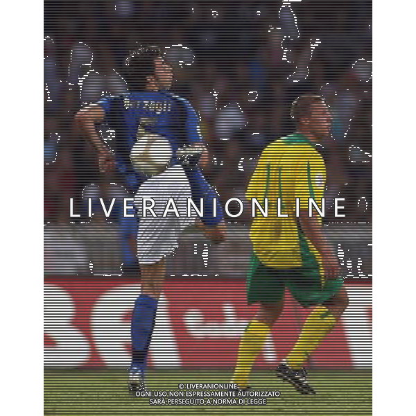 Italia - Lituania qualificazione europei a Napoli 02/09/2006 nella foto andrea barzagli * ph gianni nucci/ag: aldo liverani