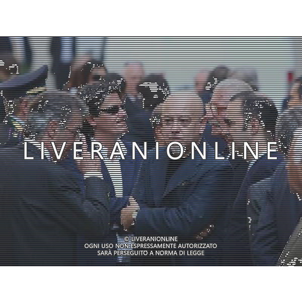 MILANO 6 SETTEMBRE 2006 FUNERALI DI GIACINTO FACCHETTI NELLA FOTO:MASSIMO MORATTI ENRICO RUGGERI E ELIO PH FRANKY/AG ALDO LIVERANI