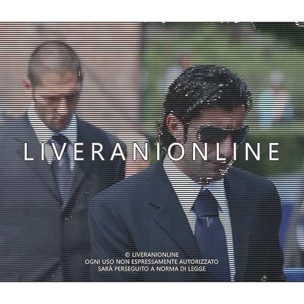 MILANO 6 SETTEMBRE 2006 FUNERALI DI GIACINTO FACCHETTI NELLA FOTO: FIGO E MATERAZZI PH FRANKY/AG ALDO LIVERANI