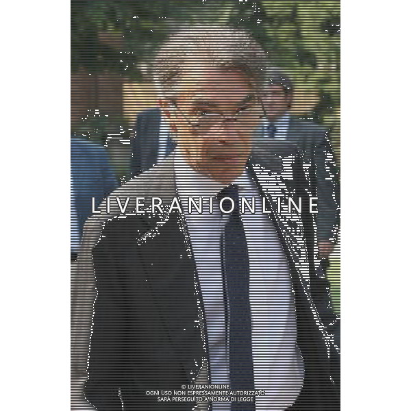Milano 6 settembre 2006 Funerali Facchetti Giacinto nella foto: Moratti Massimo foto Andry / Ag. Aldo Liverani