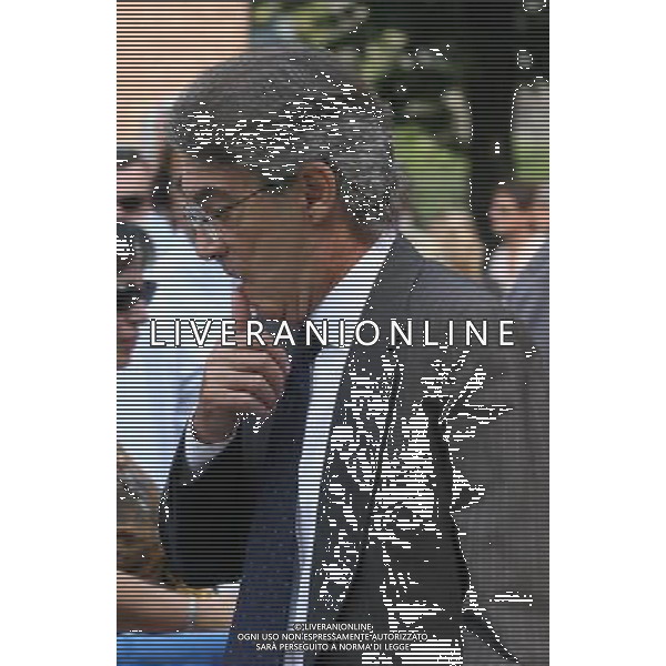 Milano 6 settembre 2006 Funerali Facchetti Giacinto nella foto: Moratti Massimo foto Andry / Ag. Aldo Liverani