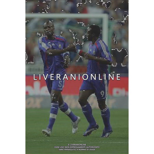 PARIGI 6 SETTEMBRE 2006 FRANCIA-ITALIA QUALIFICAZIONI EURO 2008 NELLA FOTO: esultanza govou FOTO LUZZANI / AG. ALDO LIVERANI