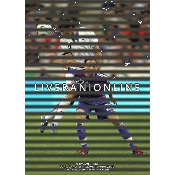 PARIGI 6 SETTEMBRE 2006 FRANCIA-ITALIA QUALIFICAZIONI EURO 2008 NELLA FOTO: barzagli e ribery FOTO LUZZANI / AG. ALDO LIVERANI