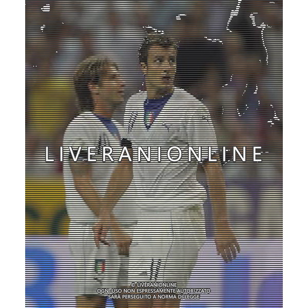 PARIGI 6 SETTEMBRE 2006 FRANCIA-ITALIA QUALIFICAZIONI EURO 2008 NELLA FOTO: gilardino e cassano FOTO LUZZANI / AG. ALDO LIVERANI