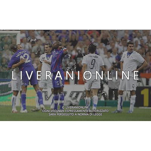 PARIGI 6 SETTEMBRE 2006 FRANCIA-ITALIA QUALIFICAZIONI EURO 2008 NELLA FOTO: delusione a fine gara FOTO LUZZANI / AG. ALDO LIVERANI