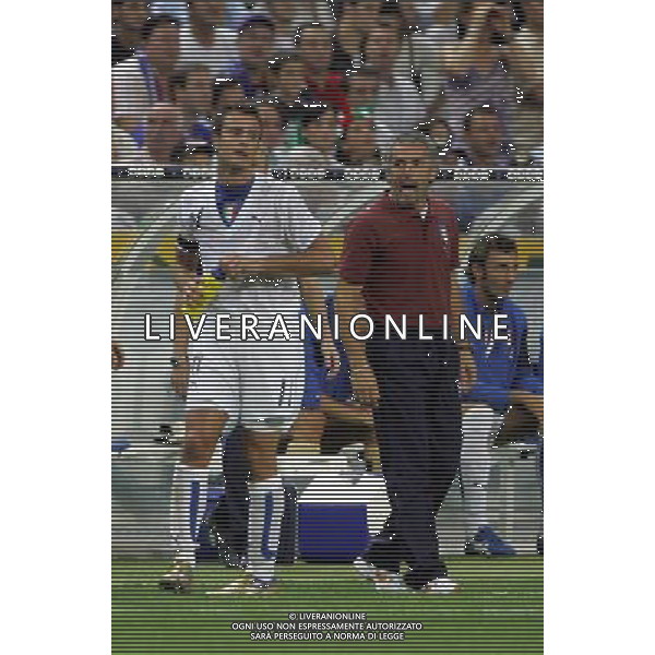 Parigi (FRA) 06-09-2006 qualificazione europei EURO 2008 francia-italia 3:1 nella foto donadoni e gilardino ph marco luzzani/ag aldo liverani s.a.s.