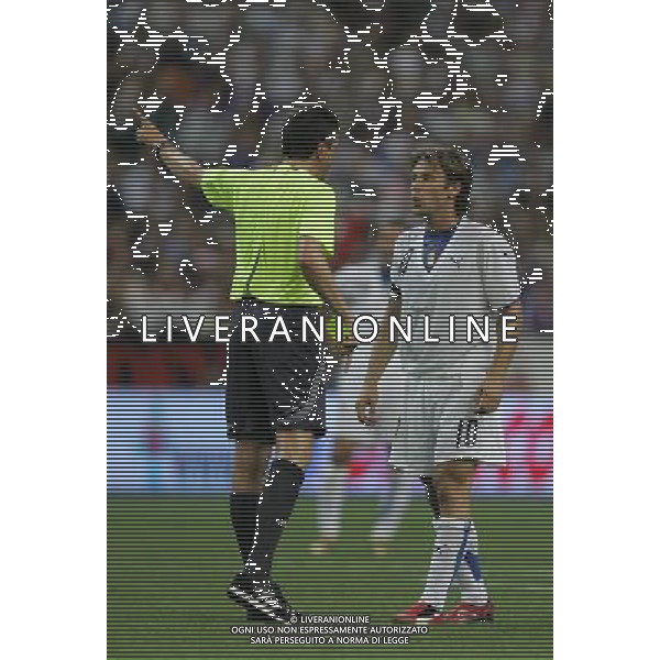 Parigi (FRA) 06-09-2006 qualificazione europei EURO 2008 francia-italia 3:1 nella foto cassano e arbitro fandel ph marco luzzani/ag aldo liverani s.a.s.