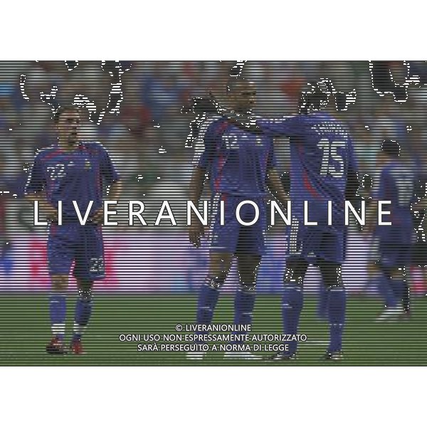 Parigi (FRA) 06-09-2006 qualificazione europei EURO 2008 francia-italia 3:1 nella foto henry, thuram e ribery ph marco luzzani/ag aldo liverani s.a.s.