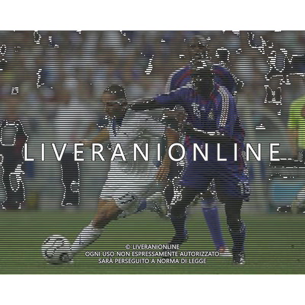 Parigi (FRA) 06-09-2006 qualificazione europei EURO 2008 francia-italia 3:1 nella foto di michele e thuram ph marco luzzani/ag aldo liverani s.a.s.