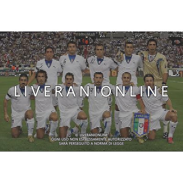 Parigi (FRA) 06-09-2006 qualificazione europei EURO 2008 francia-italia 3:1 nella foto formazione italia ph marco luzzani/ag aldo liverani s.a.s.