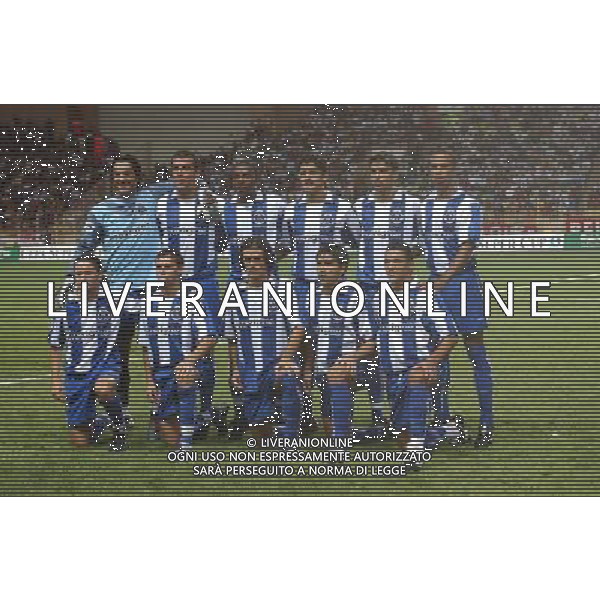 MONTECARLO MONACO 29-08-2003 MILAN - PORTO SUPERCOPPA EUROPEA NELLA FOTO: FORMAZIONE PORTO* AGENZIA ALDO LIVERANI
