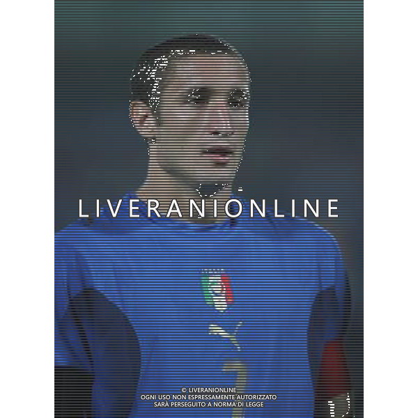 Italia - Austria qualificazioni Campionato Europeo Under21 Forli\' 05/09/2006 nella foto Giorgio Chiellini ph aldo liverani
