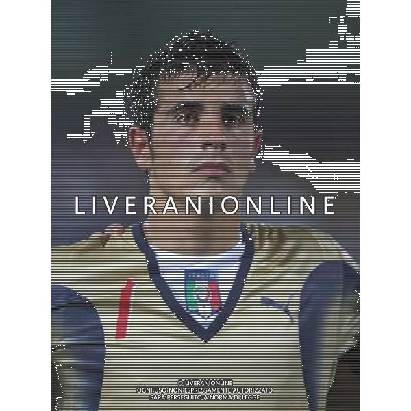 Italia - Austria qualificazioni Campionato Europeo Under21 Forli\' 05/09/2006 nella foto Gianluca Curci ph aldo liverani