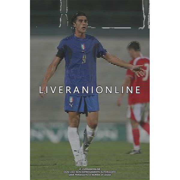 Italia - Austria qualificazioni Campionato Europeo Under21 Forli\' 05/09/2006 nella foto Graziano Pelle\' ph aldo liverani