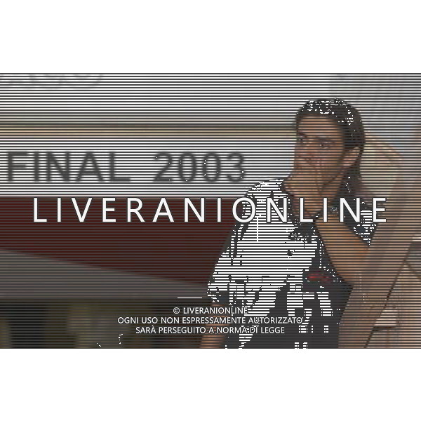 MONTECARLO MONACO 29-08-2003 MILAN - PORTO SUPERCOPPA EUROPEA NELLA FOTO: RUI COSTA MANUEL* AGENZIA ALDO LIVERANI