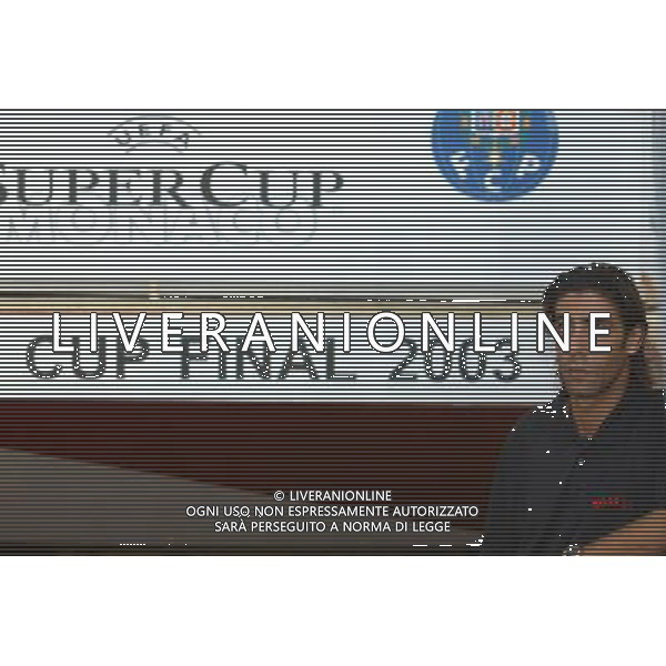 MONTECARLO MONACO 29-08-2003 MILAN - PORTO SUPERCOPPA EUROPEA NELLA FOTO: RUI COSTA MANUEL* AGENZIA ALDO LIVERANI