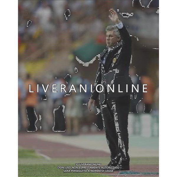 MILAN-PORTO SUPERCOPPA EUROPEA 29/08/2003 NELLA FOTO CARLO ANCELOTTI FOTO NERI BAGNAI-AGENZIA ALDO LIVERANI