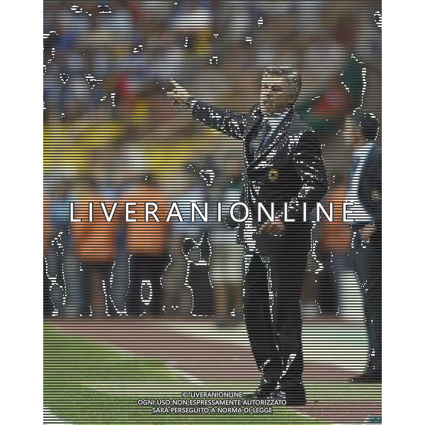 MILAN-PORTO SUPERCOPPA EUROPEA 29/08/2003 NELLA FOTO CARLO ANCELOTTI FOTO NERI BAGNAI-AGENZIA ALDO LIVERANI