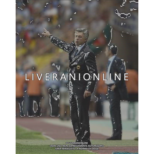 MILAN-PORTO SUPERCOPPA EUROPEA 29/08/2003 NELLA FOTO CARLO ANCELOTTI FOTO NERI BAGNAI-AGENZIA ALDO LIVERANI