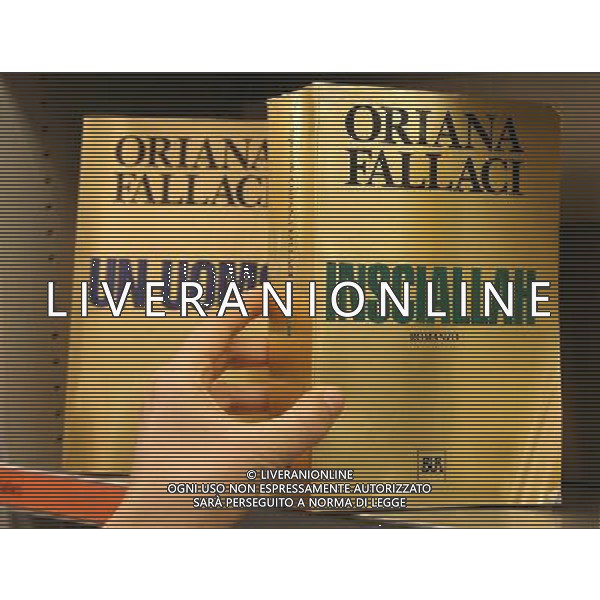 Milano 15 settembre 2006 libri Oriana Fallaci foto Andry / Ag. Aldo Liverani