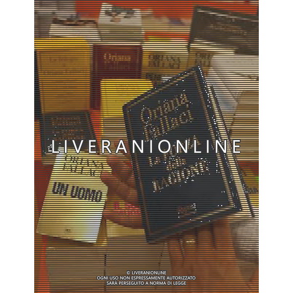 Milano 15 settembre 2006 libri Oriana Fallaci foto Andry / Ag. Aldo Liverani