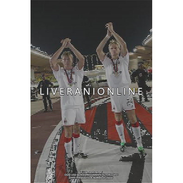 MILAN-PORTO SUPERCOPPA EUROPEA 29/08/2003 NELLA FOTO JONDAHL TOMMASSON E MARTIN LAURSEN FOTO NERI BAGNAI-AGENZIA ALDO LIVERANI