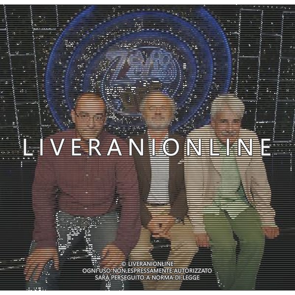 MILANO 20/9/2006 VIALE MONZA, 140 VENT\' ANNI DI ZELIG NELLA FOTO GINO, MICHELE E GIANCARLO BOZZO FOTO ROMANO/AG ALDO LIVERANI